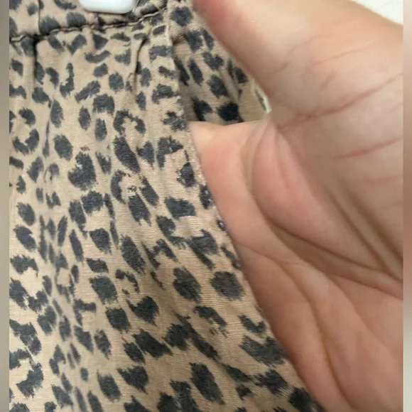 Aerie Leopard Print Joggers - Tan and Black medium - Picture 6 of 16